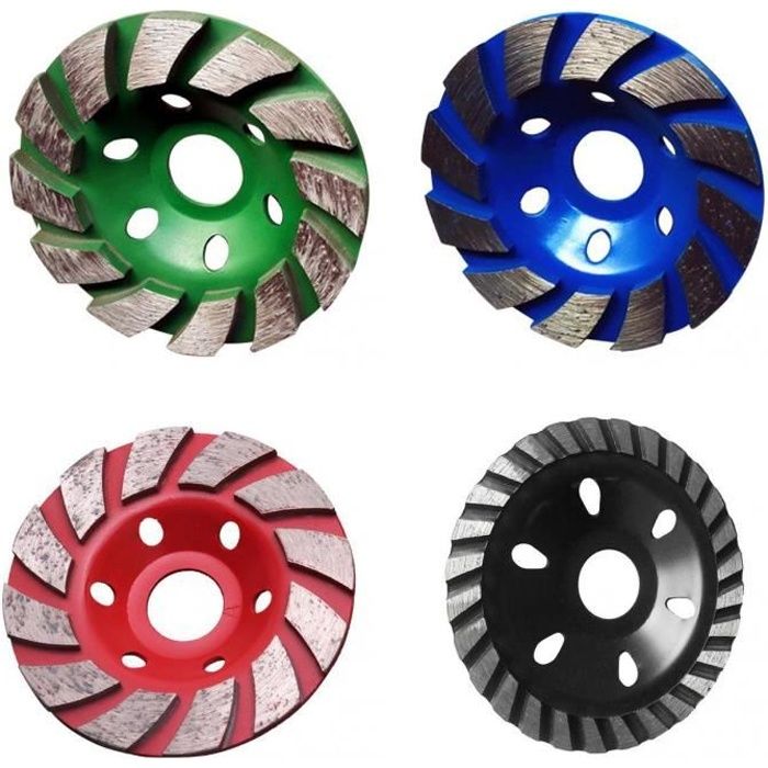 4x Disque Diamant A Meuler Poncer Assiette Pour Meuleuse Beton Pierre 100x22mm Achat Vente Disque De Decoupe 4 Pieces De Diamant Meules Cdiscount