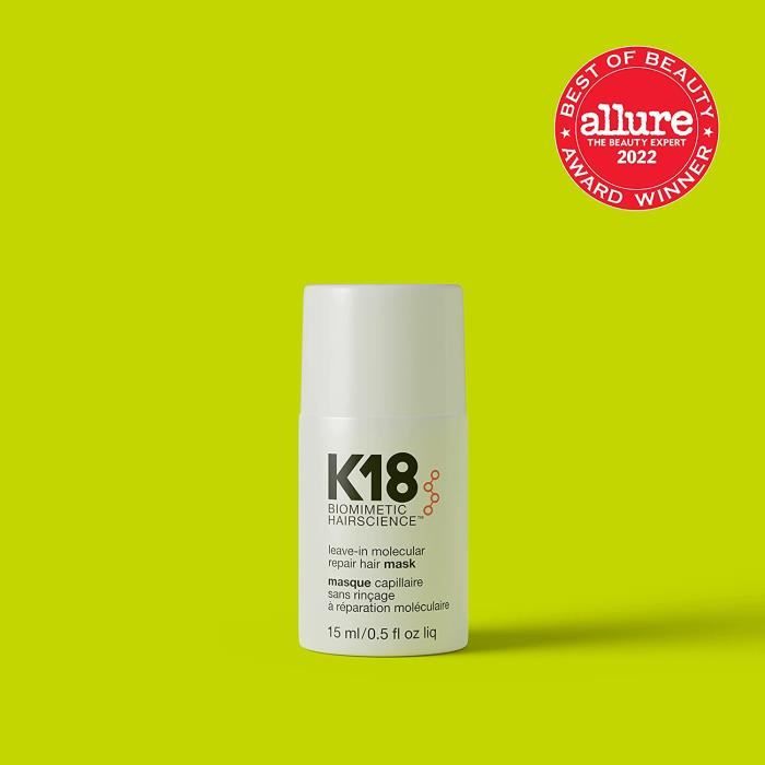 K18 Biomimetic Molecular Hair Repair Mask 15 ml Hair Repair Mask guérit