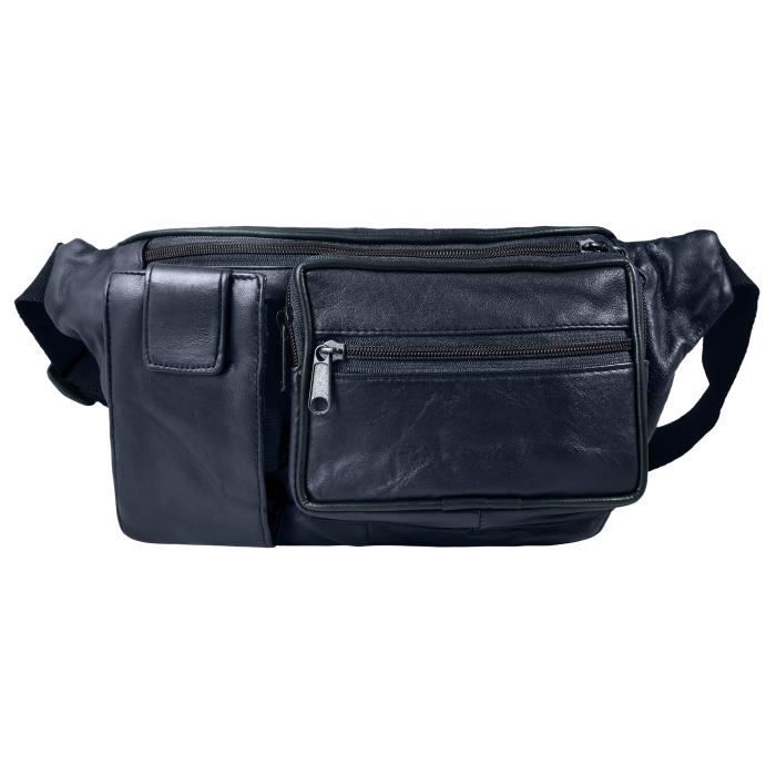Sac banane la mode cuir v ritable leonardo verrelli 3900036 003