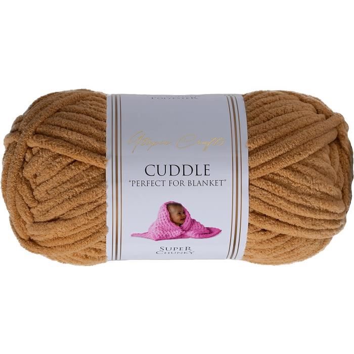 Cuddle Pelote De Laine Chenille Douce Pour Tricot Et Crochet, 100 G - 60 M  (Beige)[x4543] - Cdiscount Beaux-Arts et Loisirs créatifs