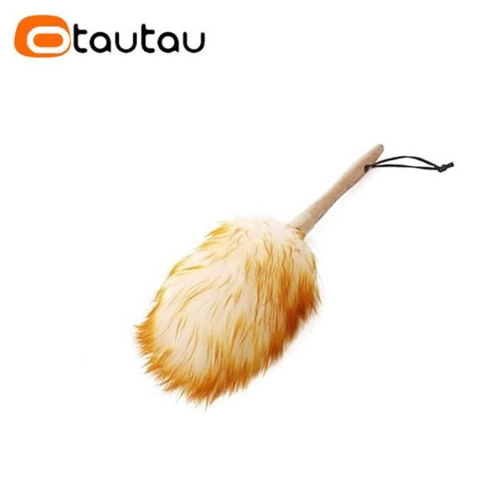 Plumeau Souple En Laine D’agneau Avec Manche Télescopique, Laine D Avec Manche Telescopique Laine Dagneau 2