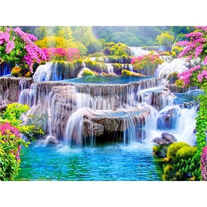 Grand Format Diamond Painting Samouraï Japonais 45x60cm - Kit Complet 5D Broderie Diamant