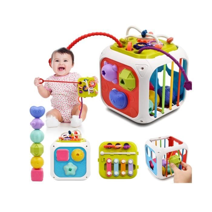 Jouets bébé 1-3 ans bébé projecteur rotatif de lumière océanique jouets  musicaux Montessori jouets sensoriels