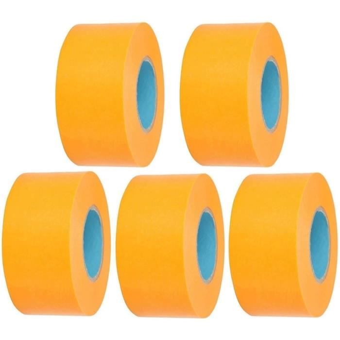 Lot de 1080 Rubans de masquage 25 mm x 50 m jusqu'à 80 degrés - Adhésif