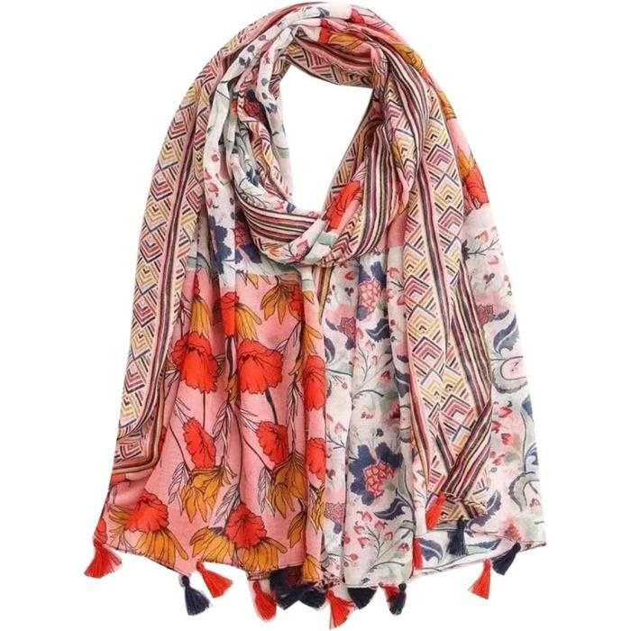 Foulard Neuf Eskandar En Soie Shibori - Noir Et Blanc à Carreaux, Châle Enveloppant, Sans étiquette