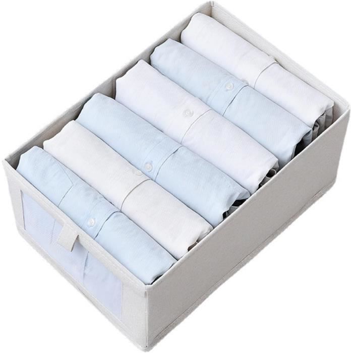 Lot De 6 Sacs De Rangement 90L - Pour Vêtements, Couettes, Jouets - Fenêtre Transparente - Zip Double