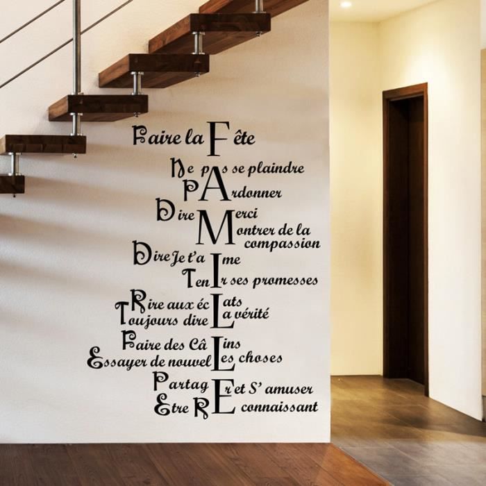 Stickers Muraux Mural Famille Citation Salon Decor Achat Vente Stickers Cdiscount Stickers Muraux Mural Famille Citation Salon Decor Achat Vente Stickers Cdiscount
