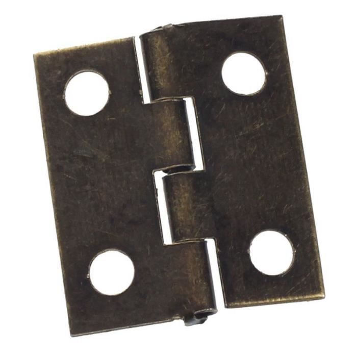 VINTAGE MICRO meubles Butt charnières Armoire Porte Tiroir Boîte à bijoux Charnières 10pcs