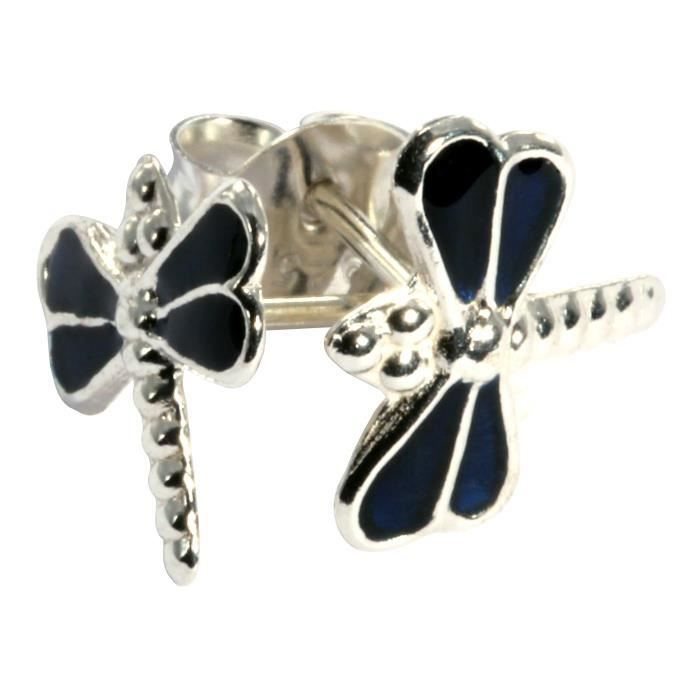 Boucles d'oreille cercles en argent massif 925 boucles