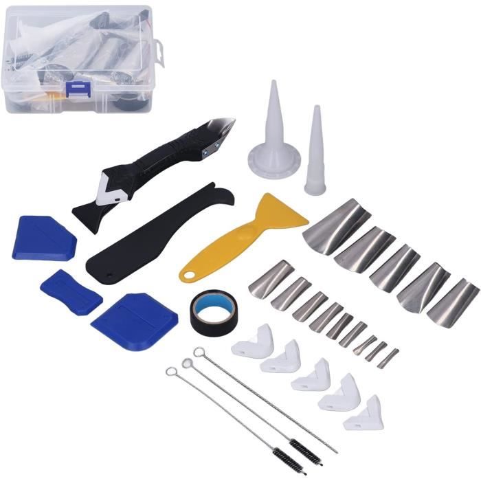 Lot De 5 Grattoirs à Silicone Pour Calfeutrage - Remplissage Joints Murs Fenêtres