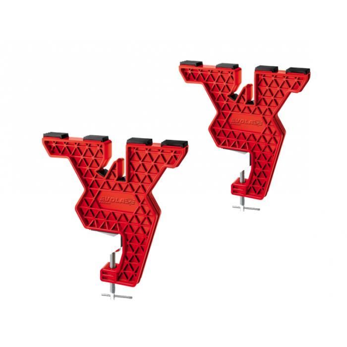 Etaux Snowboard Vise Freeride Skis Rouge