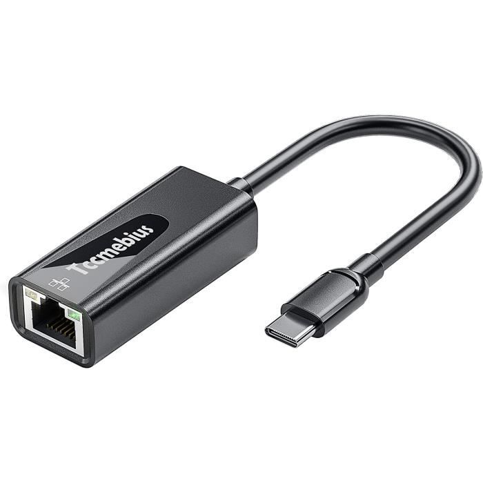 EZQuest Adaptateur USB-C vers Ethernet Gigabit - X40081 - Ethernet