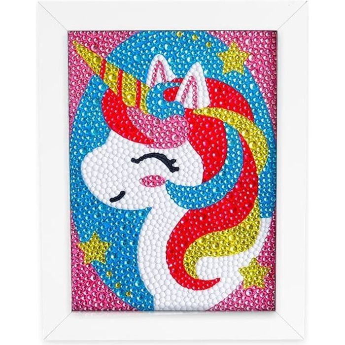 5D Diamond Painting 40 x 30cm. Cadeaux pour Enfants DIY Canevas Diamant Kit Complet Peinture Décorative de Mode Kit Broderie Diamant pour Débutant Peinture Diamant Jolie Fille