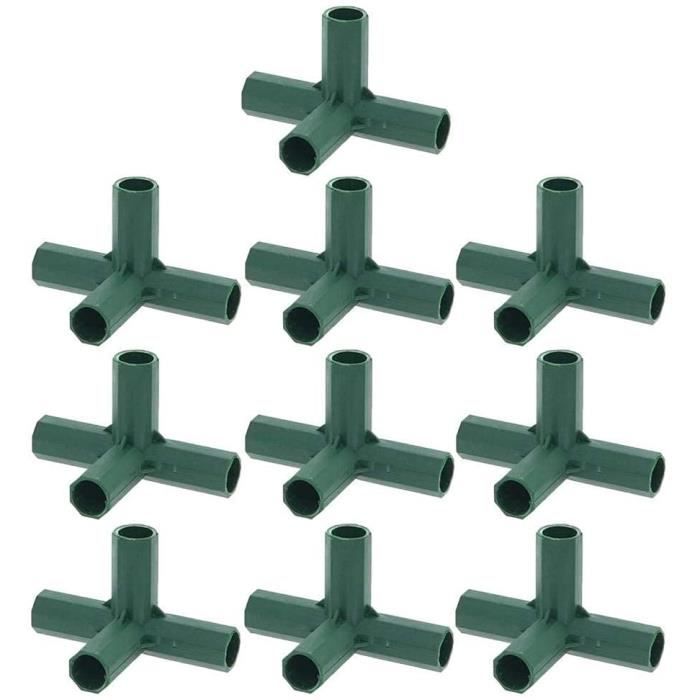 Raccords PVC 16 Mm Pour Serre – Lot 3 Voies, 4 Voies, 5 Voies – Connecteurs Solides Pour Cadre Plastique Ou Métal