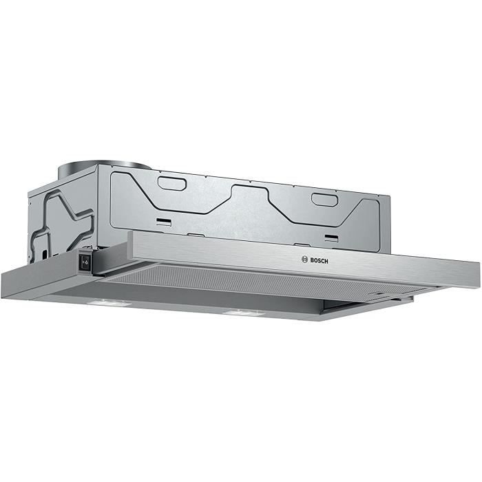 HOTTE Bosch DFM064W54 Sé rie 2 Hotte plate 60 cm Argenté mé tallisé 318