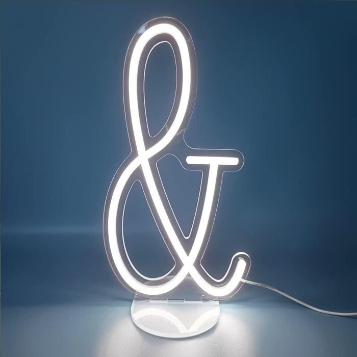 Led Symbole & Enseigne Au Néon 20X38 Cm Dimmable Néon Chiffres Symboles