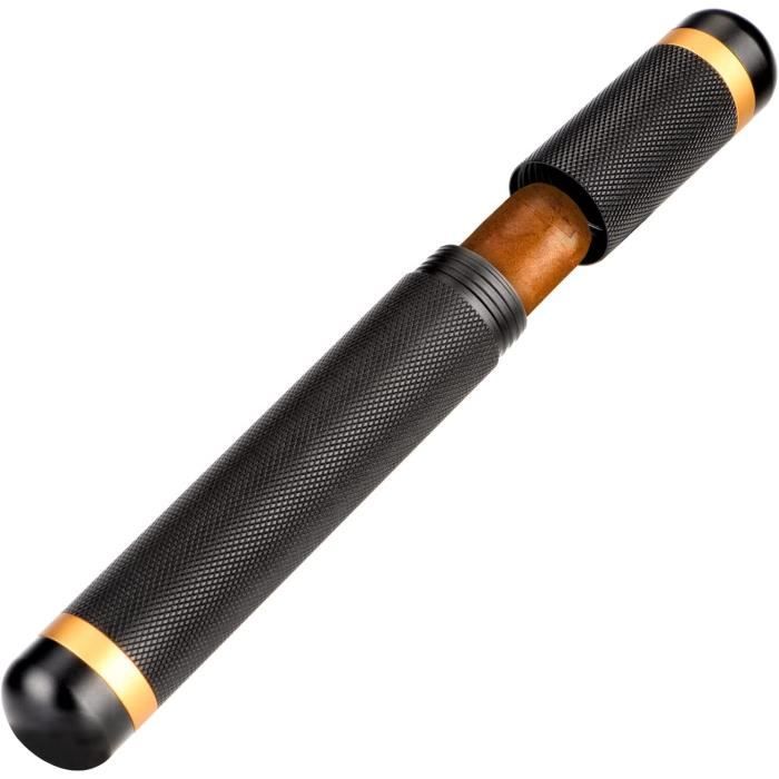 Étui Cigare Hermétique En Acier Inoxydable - Tube De Voyage Pour Homme, Compact Et Solide - 1