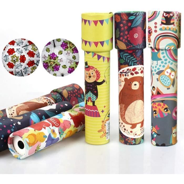 Kaléidoscope En Papier - Lot De 6 | Jouet Rétro Pour Enfants | Effets Lumineux Et Éducatifs