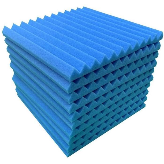 Lot De 60 Panneaux Mousse Acoustique 30x30x5cm - Isolation Phonique Studio Enregistrement Bureau Podcast