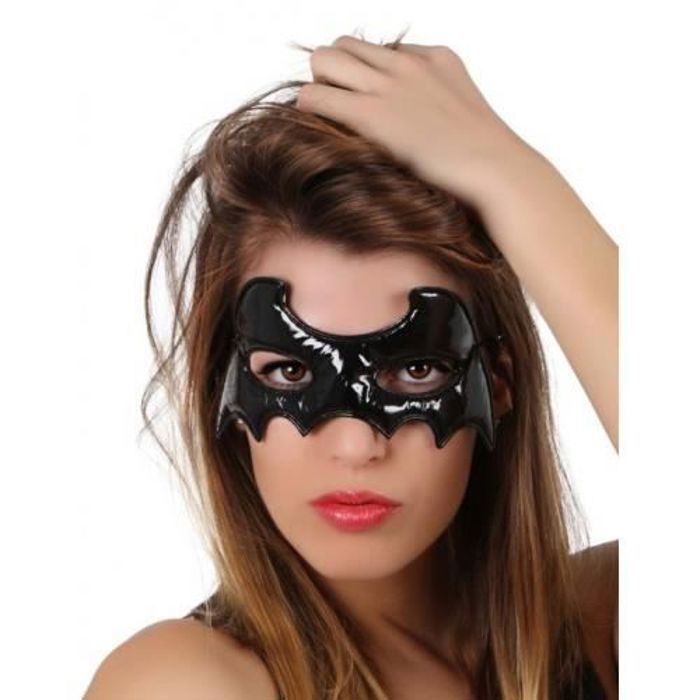 Homme/Femme Chauve-Souris Set Halloween Masquerade Costume-Noir Cape & Masque 