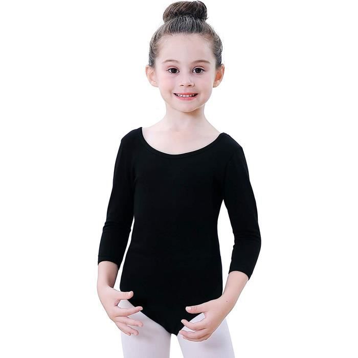 Justaucorps Twirling Baton Fille Enfant Fille Crop Top Gym Tenue De Danse Classique Haut Justaucorps Danse