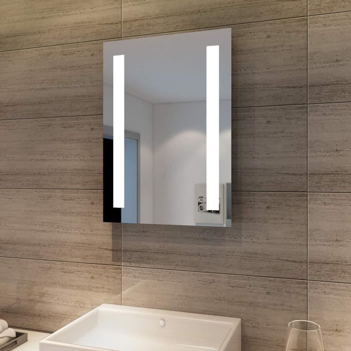 MIROIR DE SALLE DE BAIN SONNI Miroir de salle de bain avec