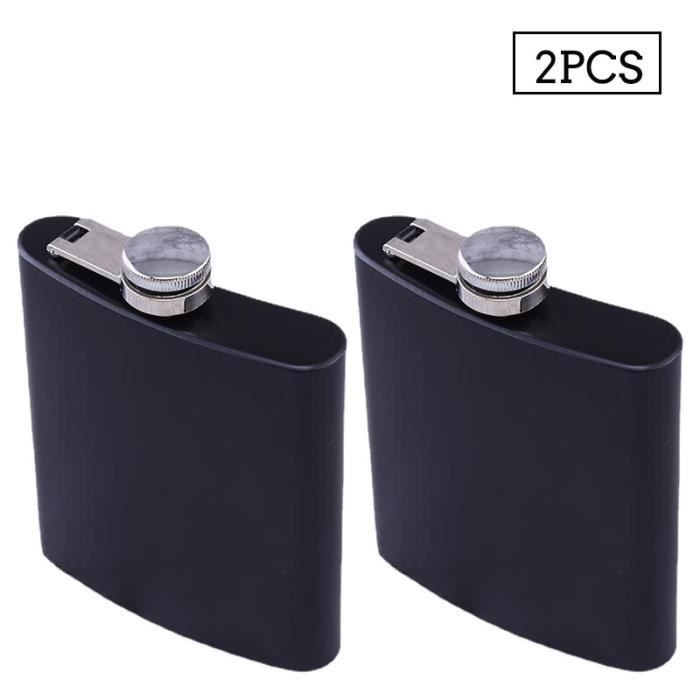 Hanche Flacon Pour Liqueur 6Oz 170Ml Inox Acier Fuite Preuve Boire Flacon Pour Camping Randonnée