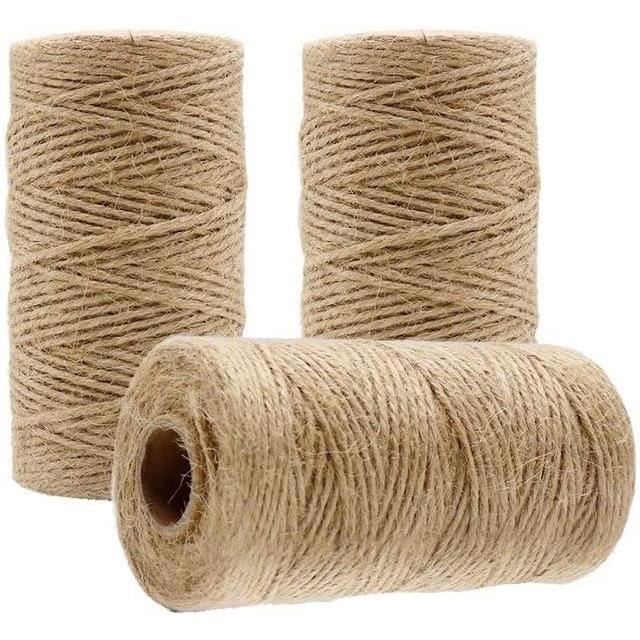 Corde de Ficelle de Jute Naturelle Corde de Ficelle Brune Corde de Jute