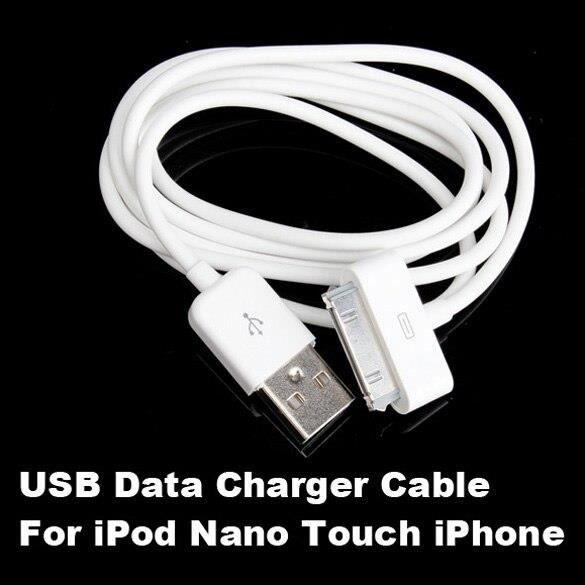 Câble photo,Chargeur de données USB 3.5mm, câble Audio pour iPod Shuffle 3e 4e génération, accessoire- iPhone iPod Nano -A