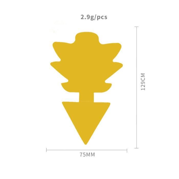 Panngu Lot De 3 Grands Pièges à Mouches Intérieur Extérieur Avec Bandes Adhésives - Anti Moustiques Fruits