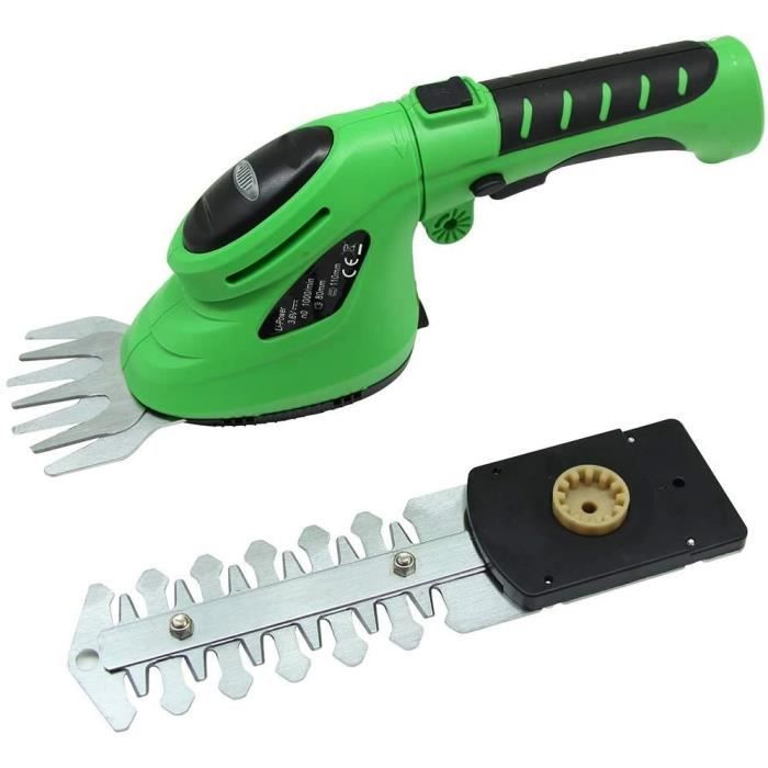 Cisaille à Gazon Et Taille-haie Sans Fil électrique - Lame SK5, 0.75 Kg, Tête Réglable 90°, Prise UE
