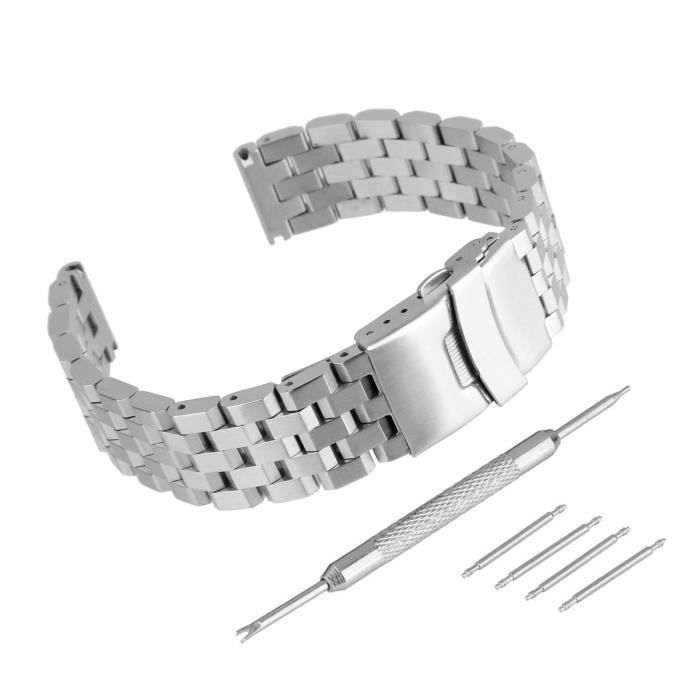 Bracelet montre clearance metal 22mm