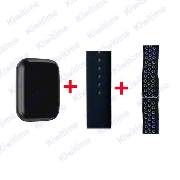 Montre connect e Nouveau 1.75 pouces cran infini IWO W16 W26 W46