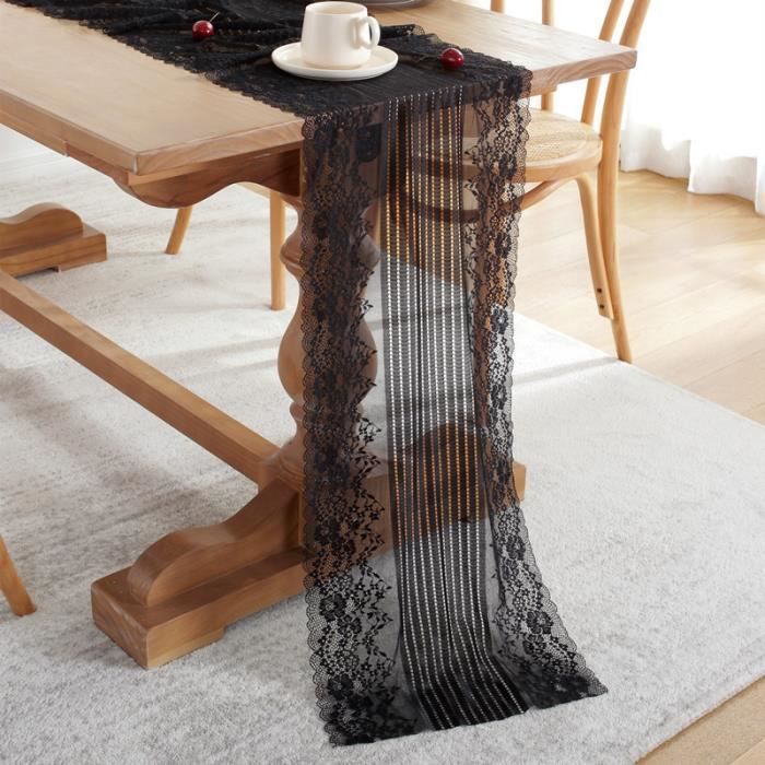 Chemin de Table,Chemin de Table blanc Europe brodé fil, drapeau de