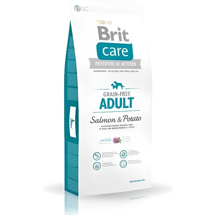 Brit Care Gf Adult Salmon Potato Saumon Pommes De Terre 12kg Achat Vente Croquettes Brit Care Gf Adult Salmon Cdiscount