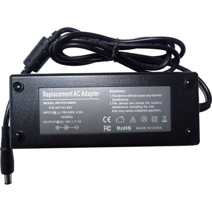Chargeur 65W 18.5V Pour HP COMPAQ Presario CQ61-433SA, CQ56-131SF - Neuf