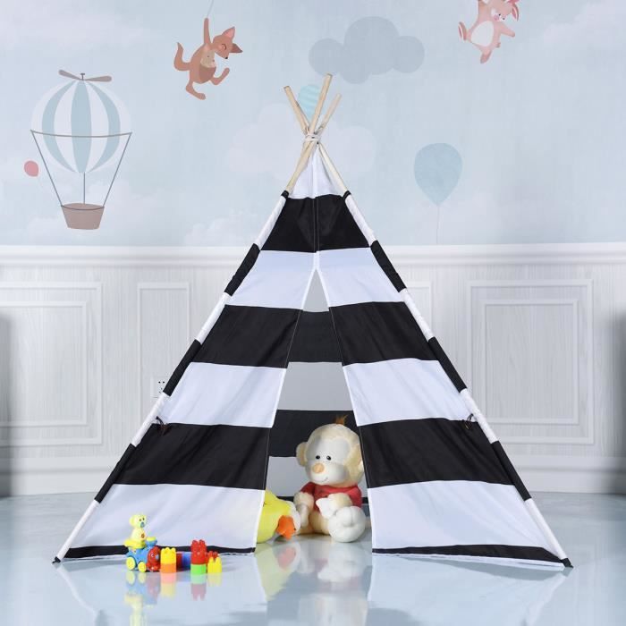 Tente De Lit Enfant Avec étoiles Phosphorescentes - Cabane De Jeu Et Couchage 2 En 1 - 137 X 101 X 82 Cm - 3