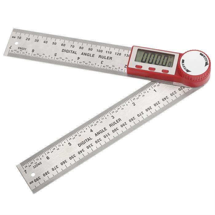 Rapporteur électronique En Acier Inoxydable 10‑390 Mm - Règle De