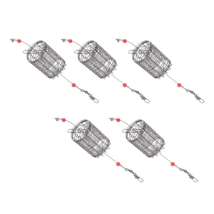 VPOUERY 3 Pièces Crochet De Pêche à La Cage à Appâts, Pièges Leurre