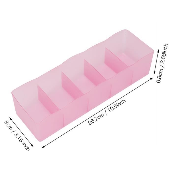 ORGANISATEUR DE TIROIR,Gray 6 Girds--Boîte De Rangement Pour Jeans