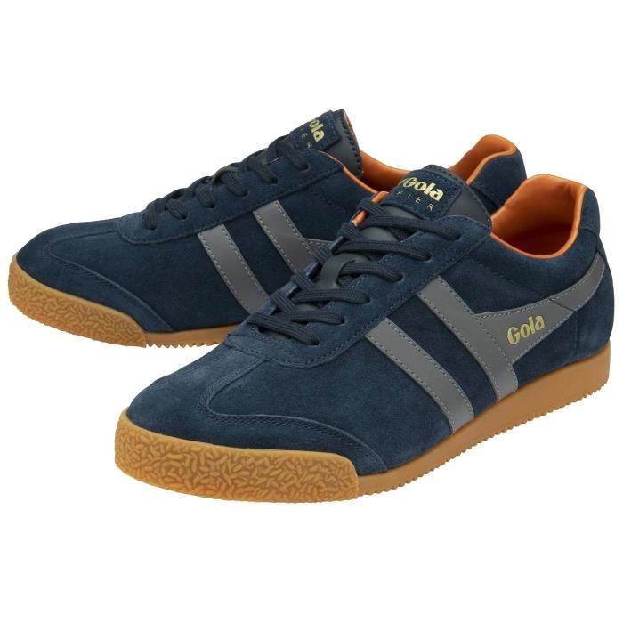 Gola Baskets Homme - GOLA - Harrier - Daim-Nubuck - Bleu - 41