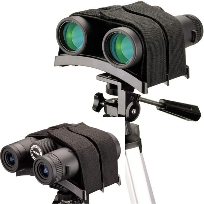 Gosky Support jumelles universel pour trépied,adaptateur pour trépied - Noir - Modèle BNA01