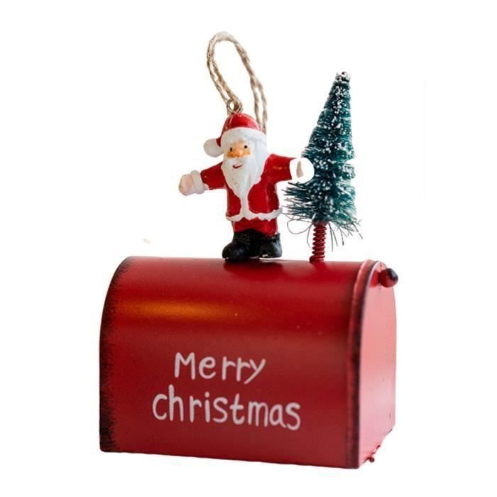 Lampe LED Musicale De Noël En Forme De Boîte Aux Lettres - Mélodies De Fête, Alimentation USB Ou Piles, Décoration De Table - 9