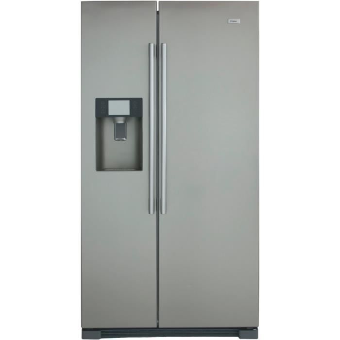 Haier Hrf 628if6 Refrigerateur Americain 550l 375 175 Total No Frost A L90 8 X H175 Cm Inox Achat Vente Refrigerateur Classique Haier Hrf 628if6 Refrigerateur Americain