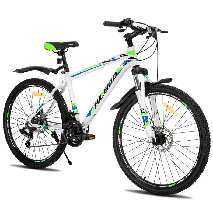 Hiland VTT multi-rayons,dérailleur Shimano 21 vitesses,cadre en aluminium,roues 27.5\
