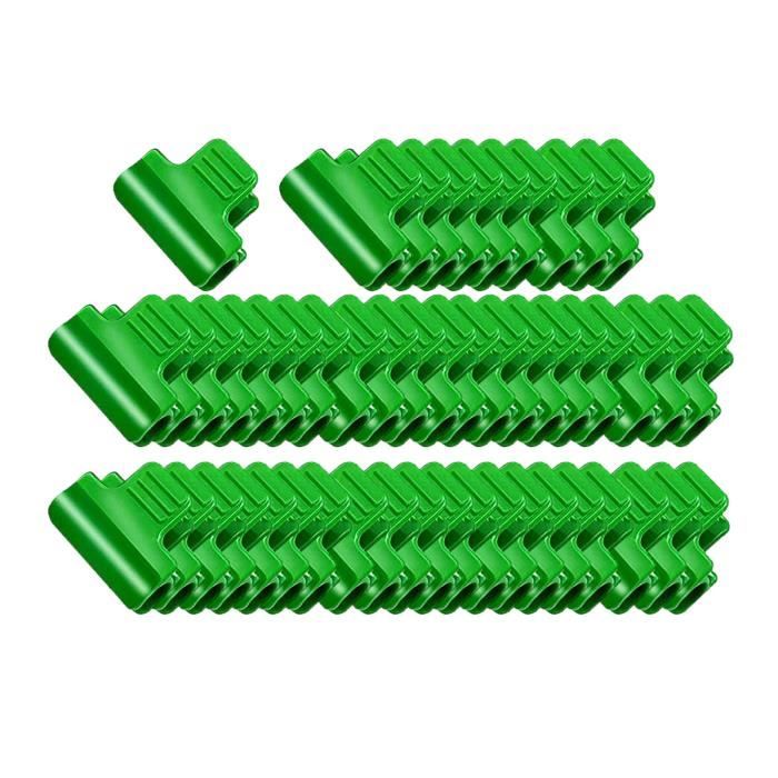 50 Clips De Serre Pour Tunnels De Jardin - Pinces De Fixation 5mm Pour Film Plastique, Filets Anti-insectes Et Ombrage - 3