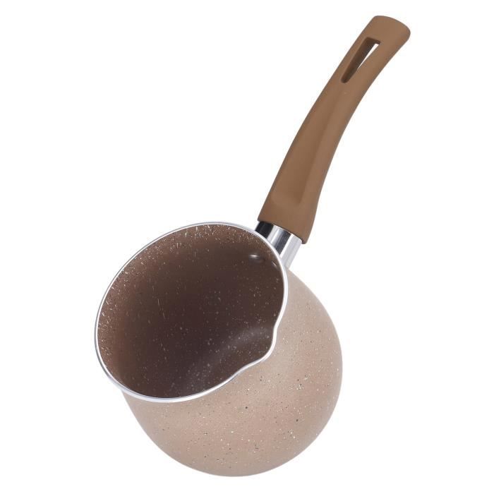 Mini Casserole à Lait 8cm Antiadhésive - Pour Café, Beurre Fondu, Chocolat - Gaz, électricité, Portable
