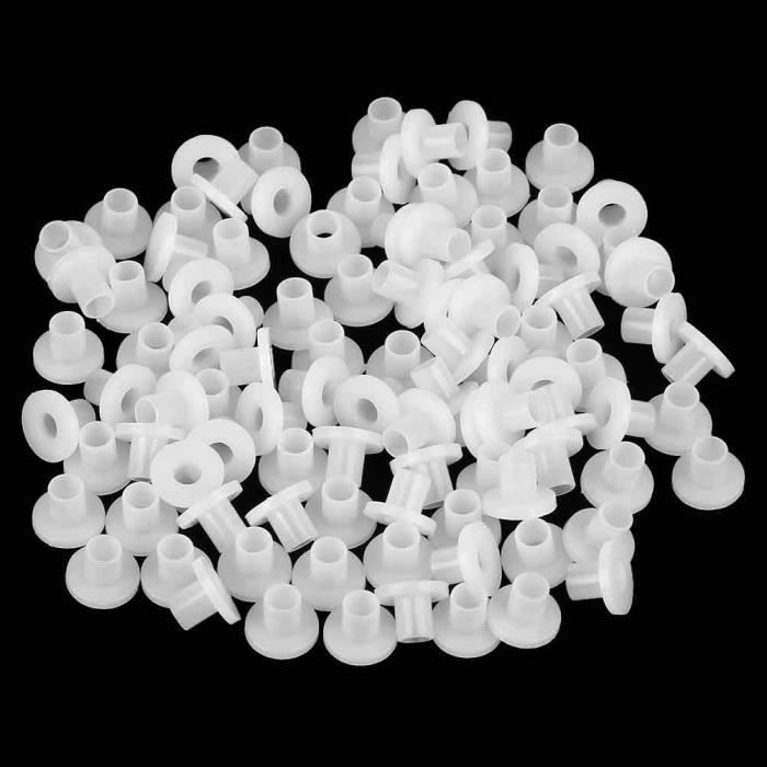 100pcs Perles D'argent, Perles D'espacement De Mini écrou, Perles De