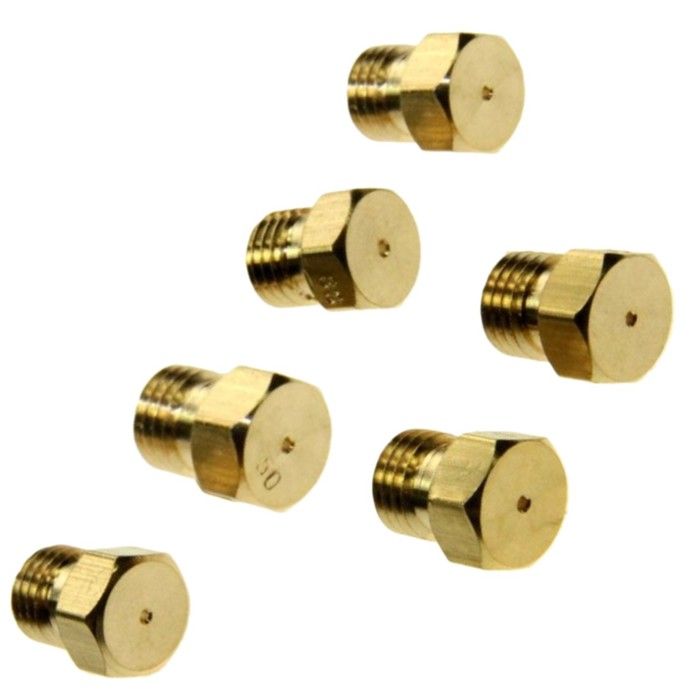 Kit injecteurs butanepropane ARISTON HOTPOINT C00119137 Jaune Compatible avec cuisinières