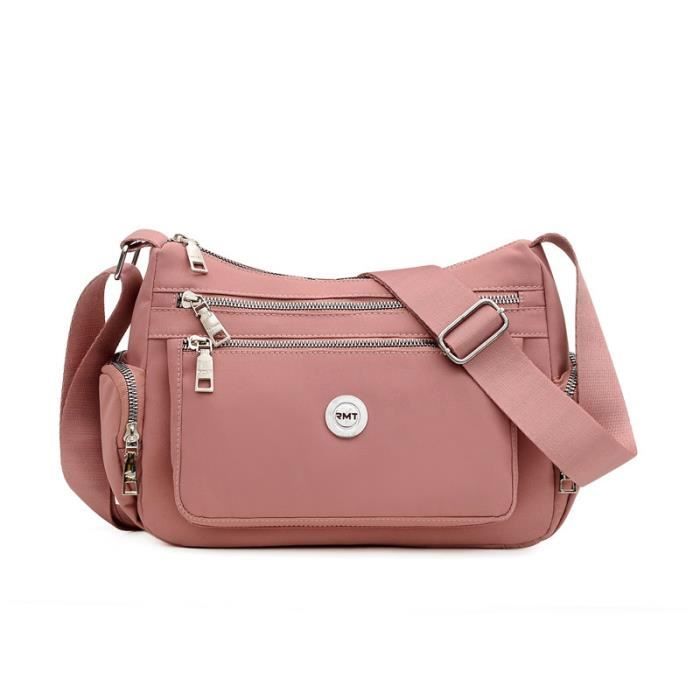 Sac bandoulière femme rose store